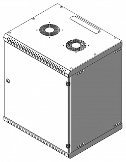 Шкаф телекоммуникационный настенный DT TLNR-12U.450-M