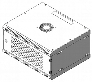 Шкаф телекоммуникационный настенный DT TLNR-4U.450-P