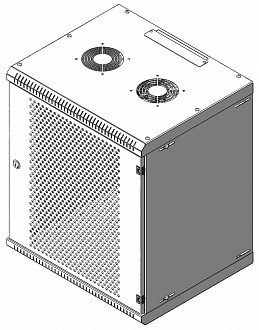 Шкаф телекоммуникационный настенный DT TLNR-12U.450-P