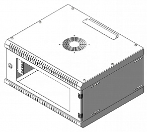 Шкаф телекоммуникационный настенный DT TLNR-4U.450