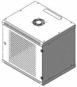 Шкаф телекоммуникационный настенный DT TLNR-9U.450-P