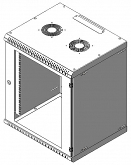 Шкаф телекоммуникационный настенный DT TLNR-12U.450